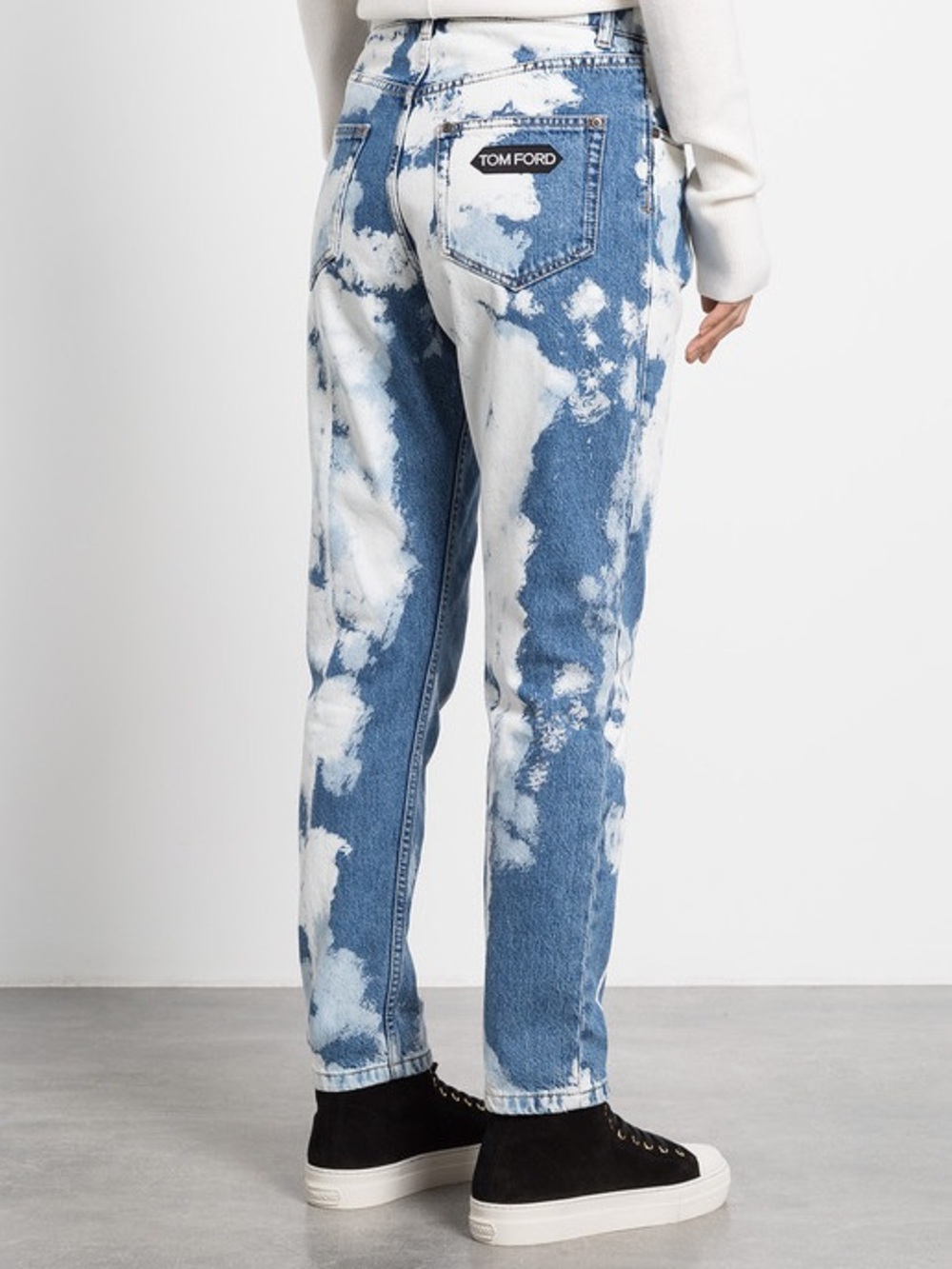 TOM FORD Jeans with a tie-dye effect